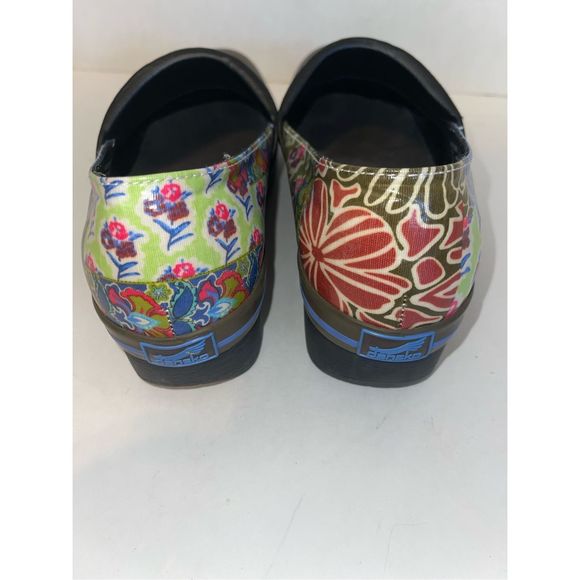 Dansko Vegan Volley Patchwork Floral Clogs Womens EU 40 Slip Resistant US9 - Picture 6 of 7